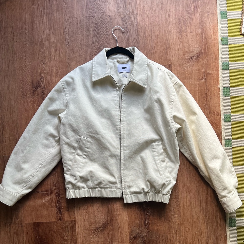 SOLD | ARITZIA TNA | CADDIE BLOUSON JACKET LIGHT BIRCH